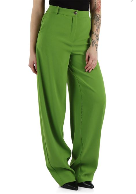 PANTALONE IN CREPE AMPIO ELISABETTA FRANCHI | Pantalone | PA17861E2EV3